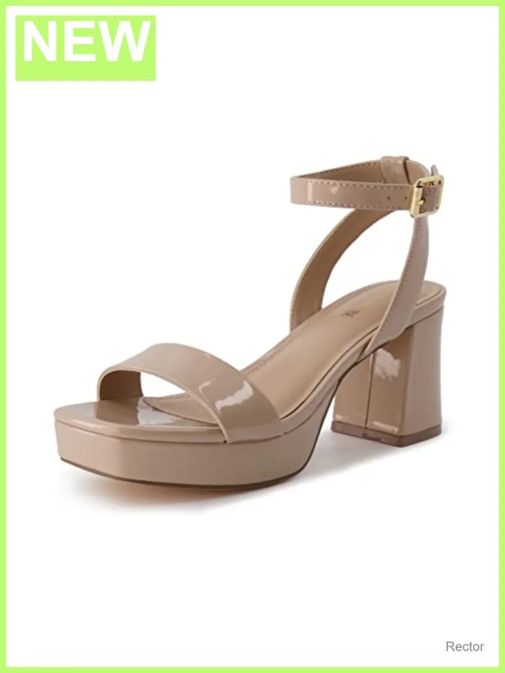Cushionaire Women's Cherry Platform Sandal Memory Foam Ankle Strap Heels